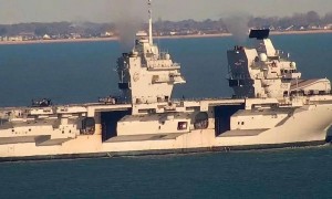 英国没敢把事情做绝？7万吨航母吓得掉头转向，英媒直接把话说透
