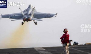 美国航母两架战机，相继坠入南海